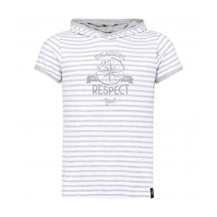 T-shirt męski Chillaz OSLO SEARCH RESPECT CREME STRIPES